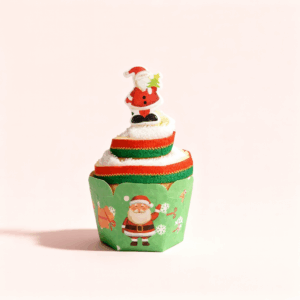 XMAS Handtuch-Muffin „Santa“